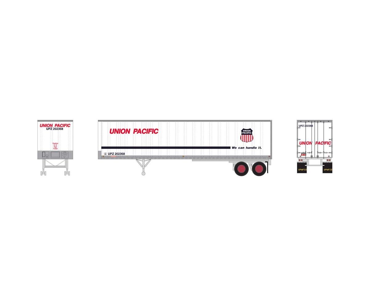 Athearn 5433 N Union Pacific 40' Fruehauf Z-Van Smooth Trailer #202368