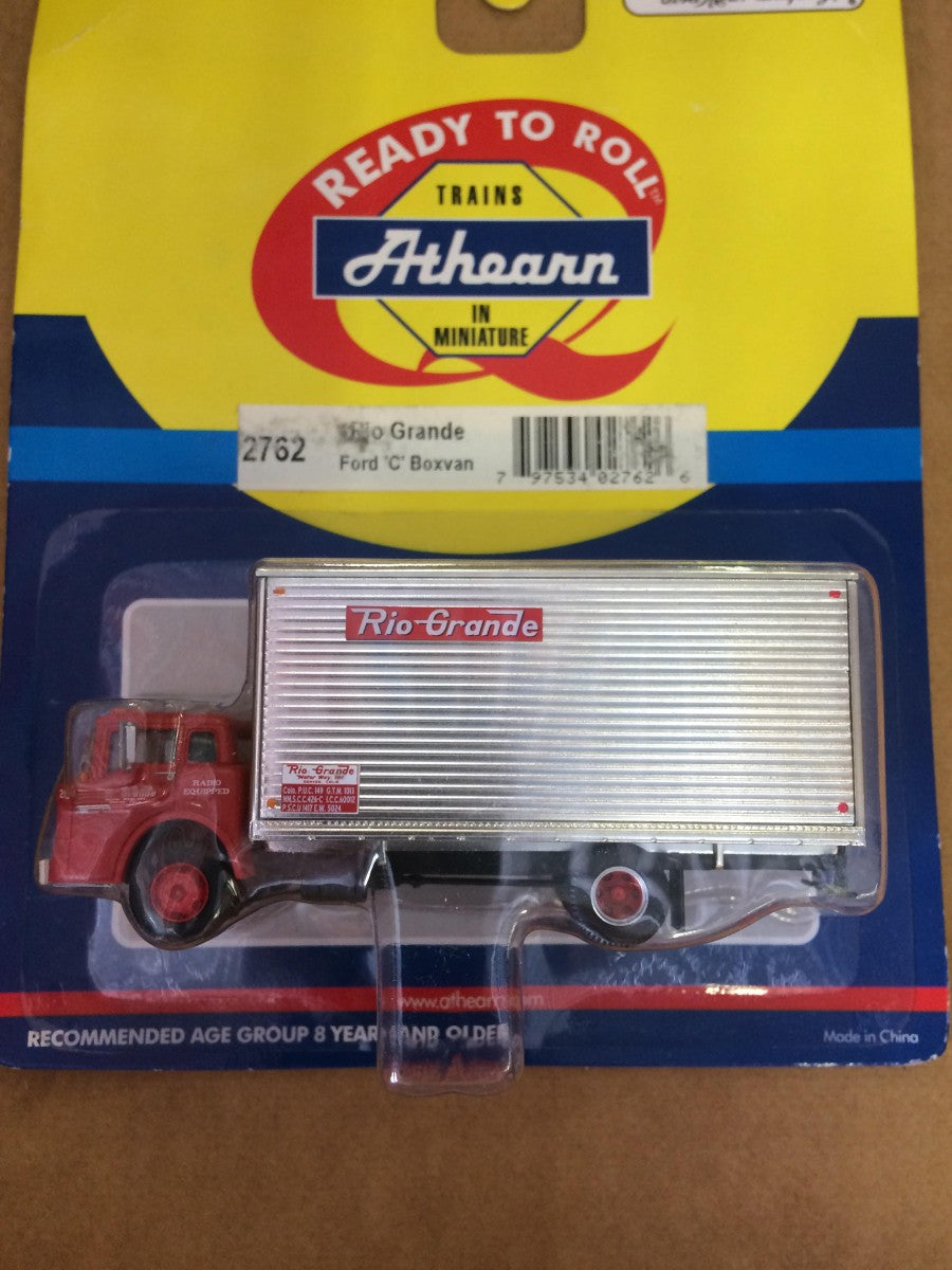 Athearn 2762 HO Rio Grande Ford C BoxTruck