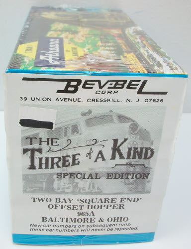 Athearn 965A HO B&O 2 Bay Offset Hopper Kits (Pack of 3)