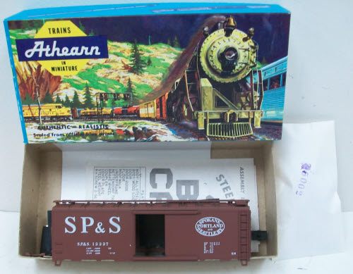 Athearn 13337 HO Spokane, Portland and Seattle Platte Vly Rr Club Box Car Kit