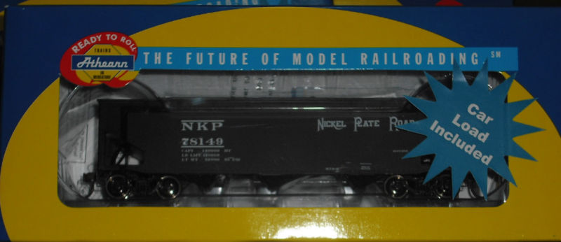 Athearn 95631 RTR 40' 3-Bay Offset Hopper w/Load NKP 78149