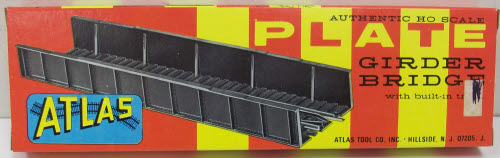 Atlas 85 HO Scale Plate Girder Bridge W/Built-In Track