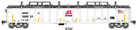 Atlas 20003242 HO AK Steel Thrall 2743 Covered Gondola #200027