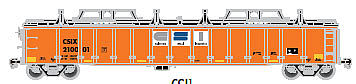 Atlas 20003252 HO California Steel Industries Thrall 2743 Gondola #210245
