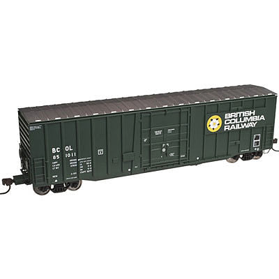 Atlas 50002144 N British Columbia Railway NSC 50' Plug-Door Boxcar #851021