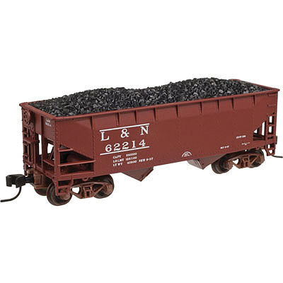 Atlas 50002172 N Louisville & Nashville 2-Bay Offset-Side Hopper #62200