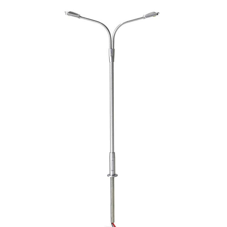 Atlas 70000170 HO Silver Cool LED Double Arm Streetlight (Pack of 3)
