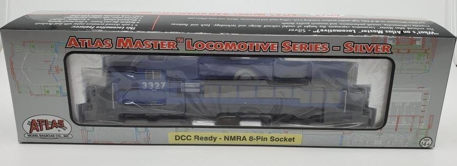 Atlas 10000956 GP40-2 Silver Conrail 3327 HO