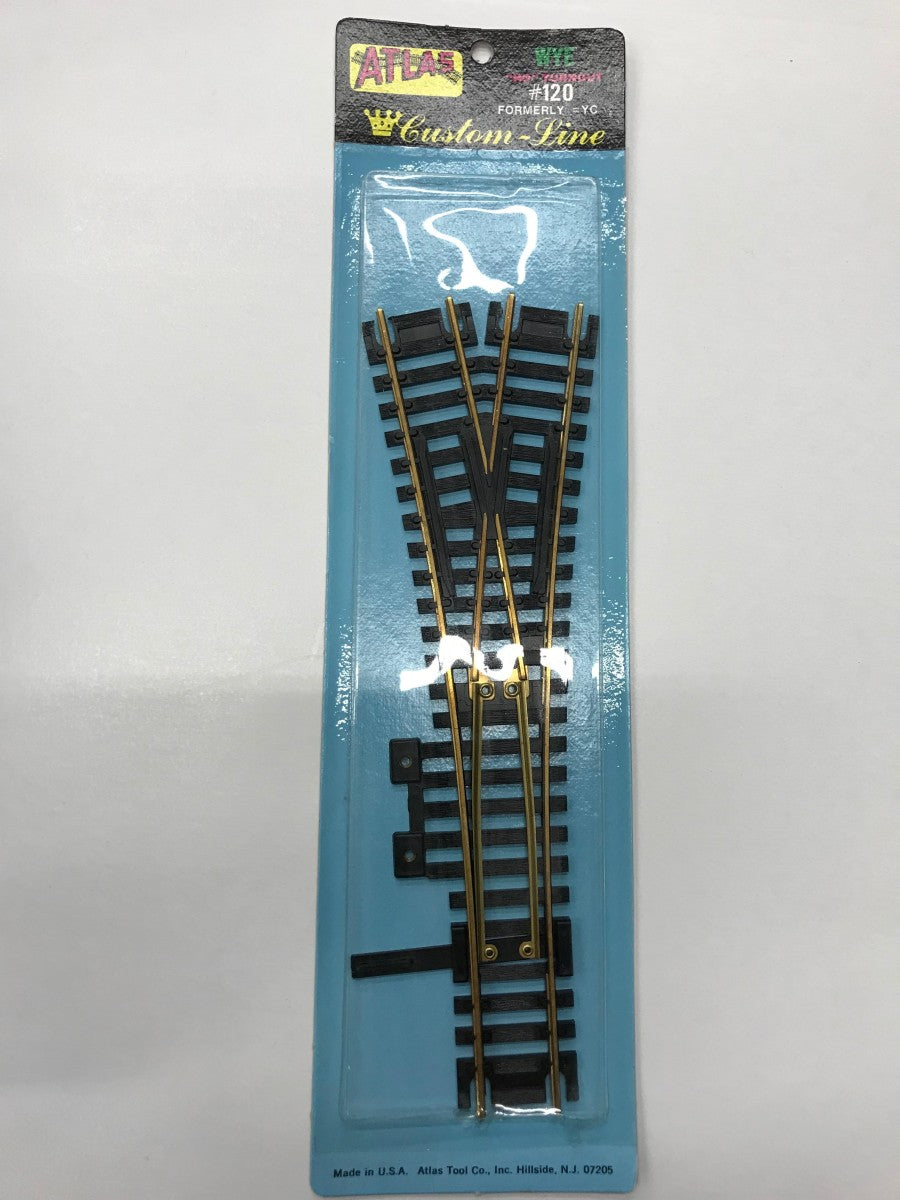 Atlas 120 HO Custom Line #120 Brass WYE Turnout Formerly #YC