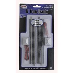 Atlas G2406 N 6" Code 65 Straight Terminal Track with Equipment Shed (Pack of 2)