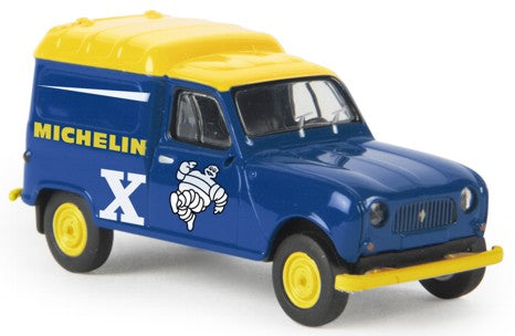 Brekina Automodelle 14716 1:87 Renault R4 Fourgonnette Delivery Truck - Michelin