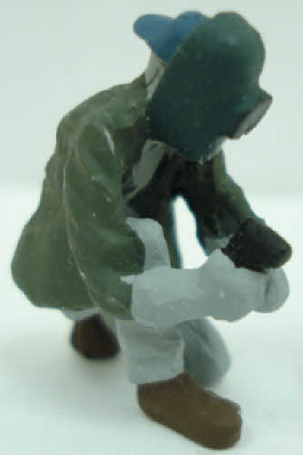 Arttista 1218 O Man Welding Pewter Hand Painted Figure