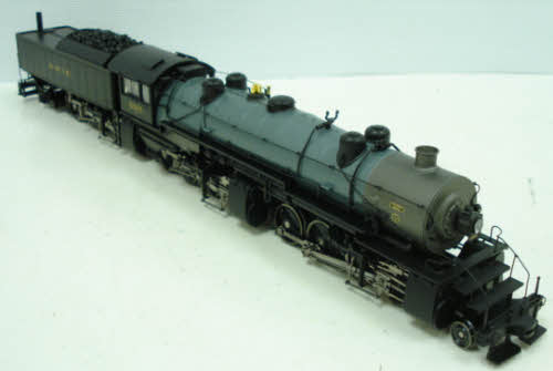 MTH 80-3107-1 HO Erie 2-8-8-8-2 Triplex Russian Iron Steam w/ Tender PS 3 #5015
