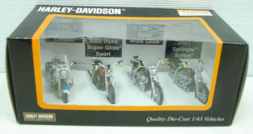 MTH 30-11077 O Harley Davidson Motorcycle Set (Set of 4)