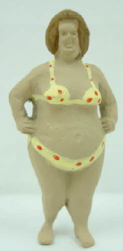 Arttista 1296 O Scale Heavy Swimsuit Lady Pewter Figure