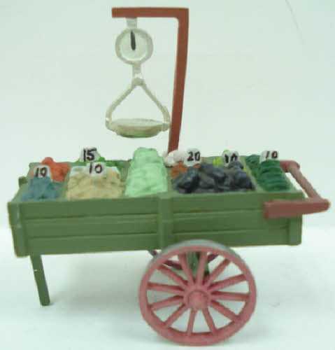 Arttista 9003 O Scale Pewter Produce Cart
