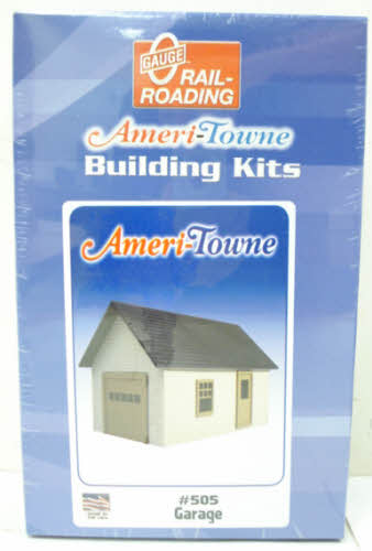 OGR 505 O Scale Ameri-Towne Single Door Detached Garage Kit