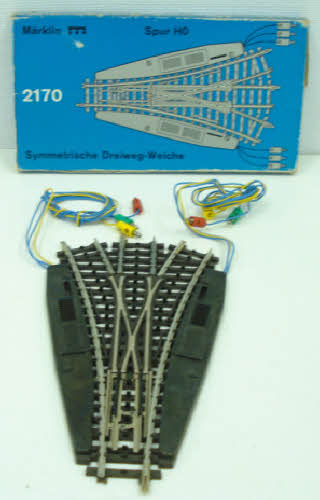 Marklin 2170 HO K Track 3-Way Switch Turnout