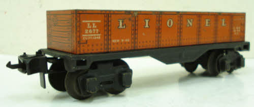 Lionel 2677 Vintage O Prewar Tinplate Gondola