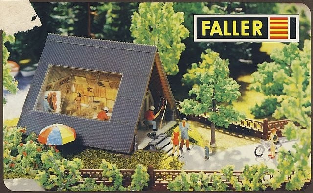 Faller B-255 HO Painter's Studio Building Kit