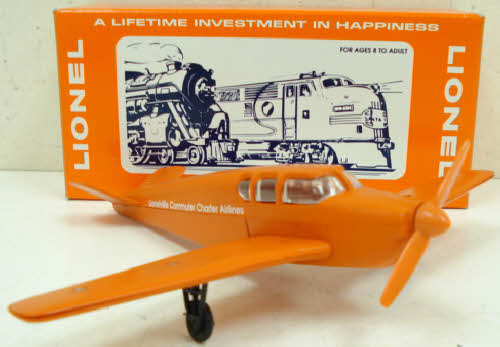 Lionel 6-52138 O Gauge BeechCraft Plane Orange