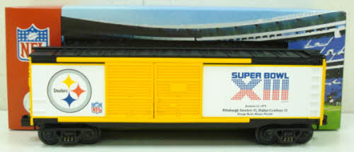MTH 30-74438 Pittsburgh Steelers Super Bowl XIII 40' Double Door Boxcar
