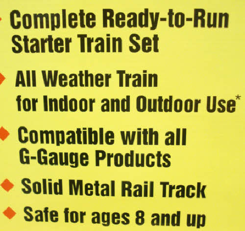 Aristo-Craft 28302 Lil Critter SF G Gauge Diesel Starter Train Set