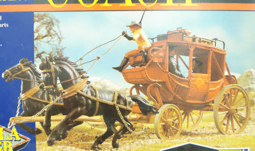 Pola 1820 G Scale Wells Fargo Coach w/Figure and Horses Kit