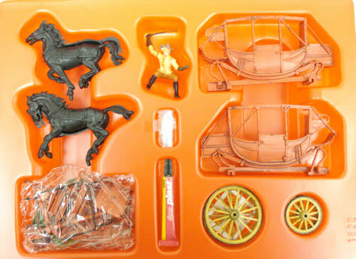 Pola 1820 G Scale Wells Fargo Coach w/Figure and Horses Kit