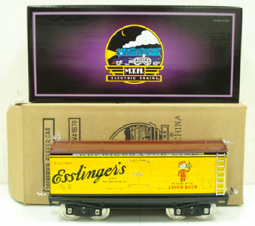 MTH 10-2187 Esslinger's Lager Beer Std. Gauge Reefer