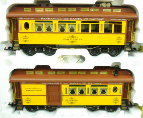 Aristo-Craft 28109 Santa Fe 0-4-0 Steam G Gauge Starter Train Set