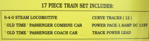 Aristo-Craft 28109 Santa Fe 0-4-0 Steam G Gauge Starter Train Set