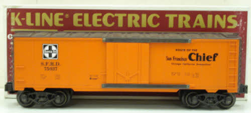 K-Line K75037 O Gauge Santa Fe Classic Reefer #7 Grand Canyon