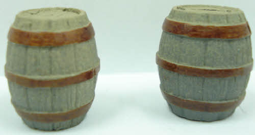 Arttista 1161 O Pewter Barrels Pewter Figure Hand Painted (Pack of 2)