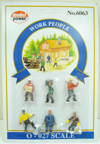 Model Power 6063 O And O-27 Scale People at Work Figures (Set of 6)