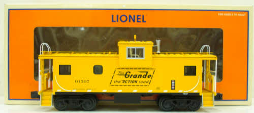 Lionel 6-17675 O Rio Grande Extended Vision Caboose w/ Smoke Unit