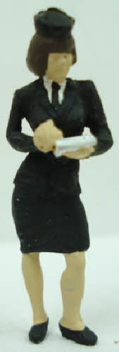 Arttista 1290 O Scale Pewter Meter Maid Pewter Figure