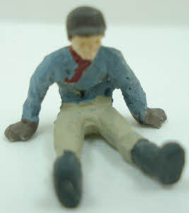 Arttista 1384 O Scale Boy to Sit on Sled Pewter Figure
