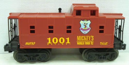 Lionel 6-16830 Mickey's World Tour Caboose