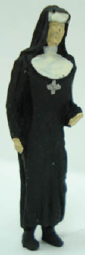 Arttista 1129 O Nun Handpainted Pewter Figure