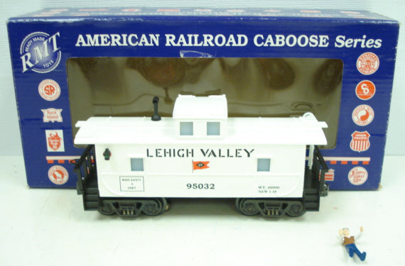 RMT CAB381 Lehigh Valley Lighted Caboose w/ Marker Lights & Figure