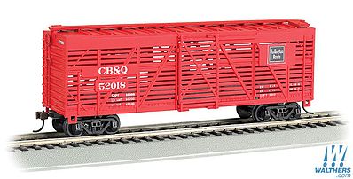 Bachmann 18505 HO Chicago Burlington and Quincy 40' Stock Car #52018