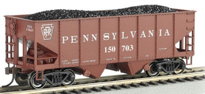 Bachmann 19512 HO PRR 55-Ton 2-Bay USRA Outside Braced Hopper #150703