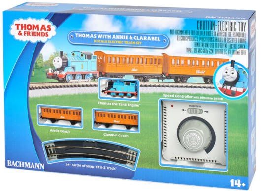 Bachmann 24028 N Thomas Tank w/Annie & Clarabel N Steam Starter Train Set