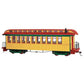 Bachmann 26203 On30 Unlettered Yellow and Red Coach/Observation Car