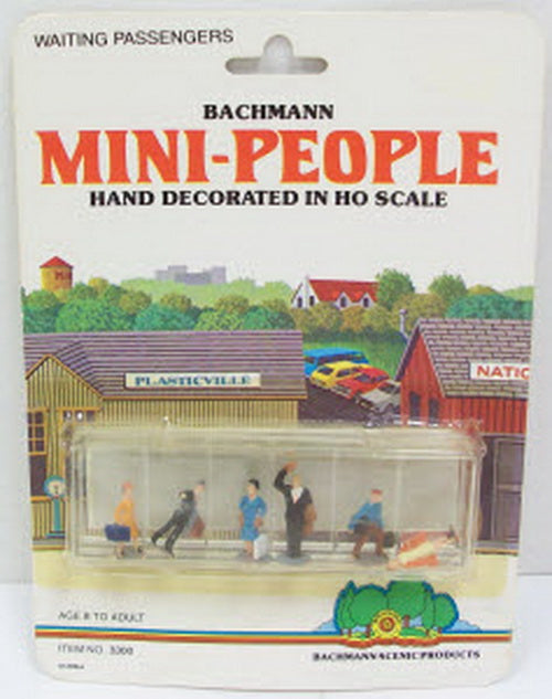Bachmann 42-3300 HO Waiting Passengers Figures (Set of 6)