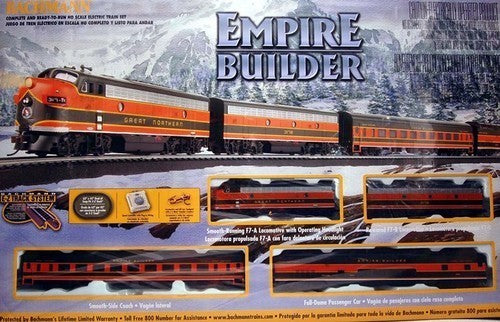 Bachmann 00667 Great Northern Empire Builder HO Gauge Diesel Starter Train Set