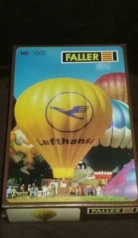 Faller 1002 HO Lufthansa Hot Air Balloon Building Kit