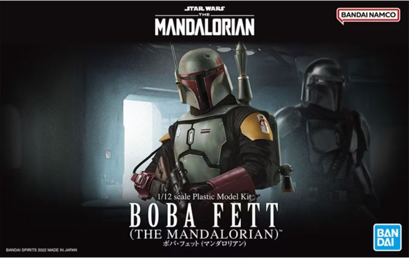 Bandai 5063390 1:12 Star Wars The Mandalorian Boba Fett Plastic Model Kit