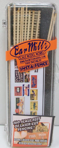 Bar Mills 0042 HO Insta-Fence Approx 160' 488m Kit